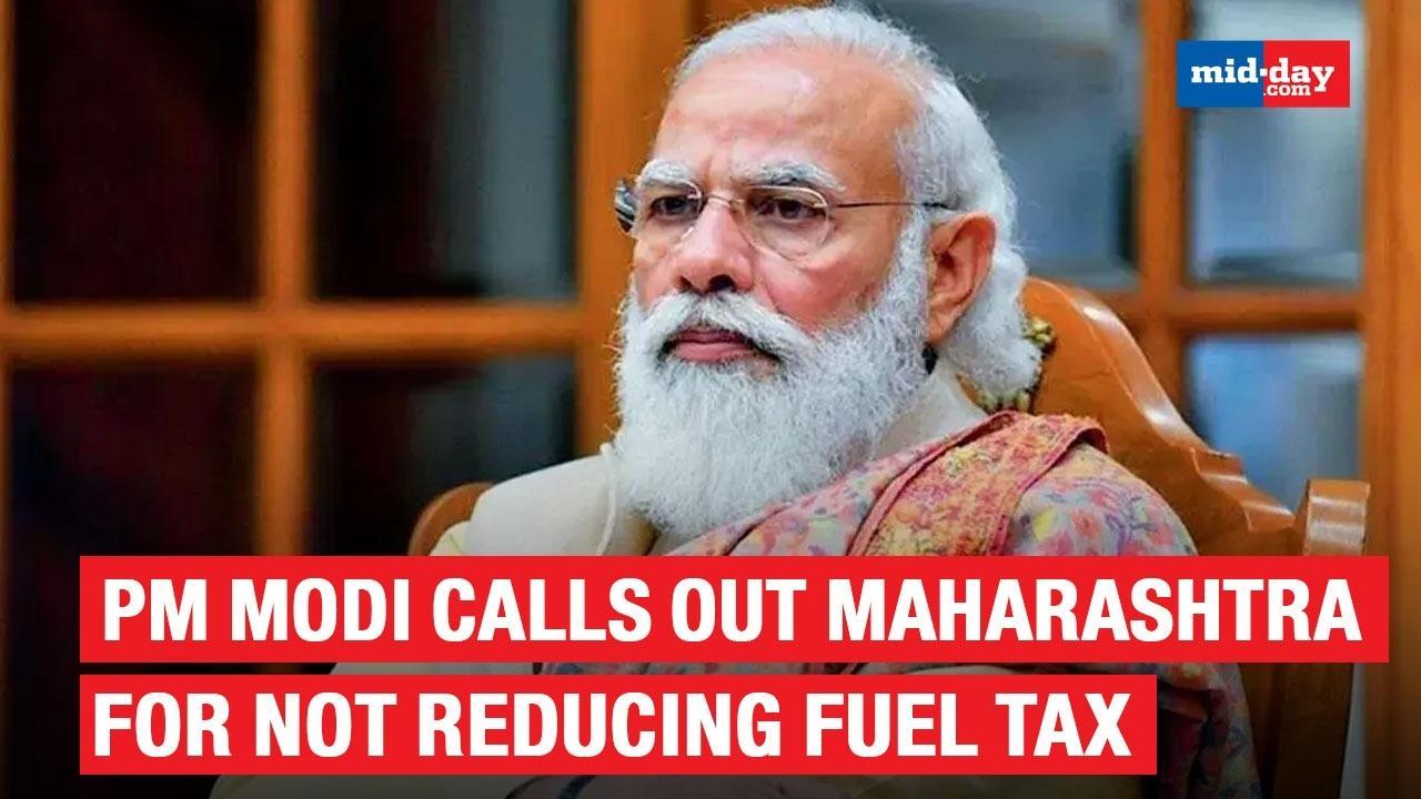 PM Modi calls out Maharashtra for not reducing fuel tax; CM Thackeray retorts